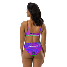 Load image into Gallery viewer, Road Trip Nowhere Deluxe® All-Over Recycled High-Waisted Bikini Set - Nowhere Deluxe