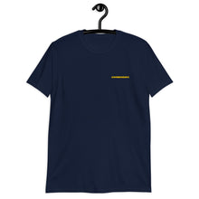 Load image into Gallery viewer, Embroidered Nowhere Deluxe Gold Logo® T-Shirt - Nowhere Deluxe