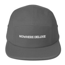 Load image into Gallery viewer, Five Panel Embroidered Nowhere Deluxe® Cap - Nowhere Deluxe
