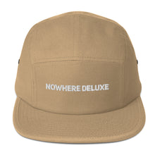 Load image into Gallery viewer, Five Panel Embroidered Nowhere Deluxe® Cap - Nowhere Deluxe
