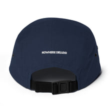 Load image into Gallery viewer, Five Panel Embroidered Nowhere Deluxe® Cap - Nowhere Deluxe
