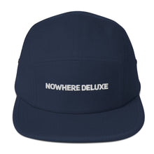 Load image into Gallery viewer, Five Panel Embroidered Nowhere Deluxe® Cap - Nowhere Deluxe
