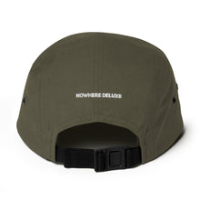 Load image into Gallery viewer, Five Panel Embroidered Nowhere Deluxe® Cap - Nowhere Deluxe
