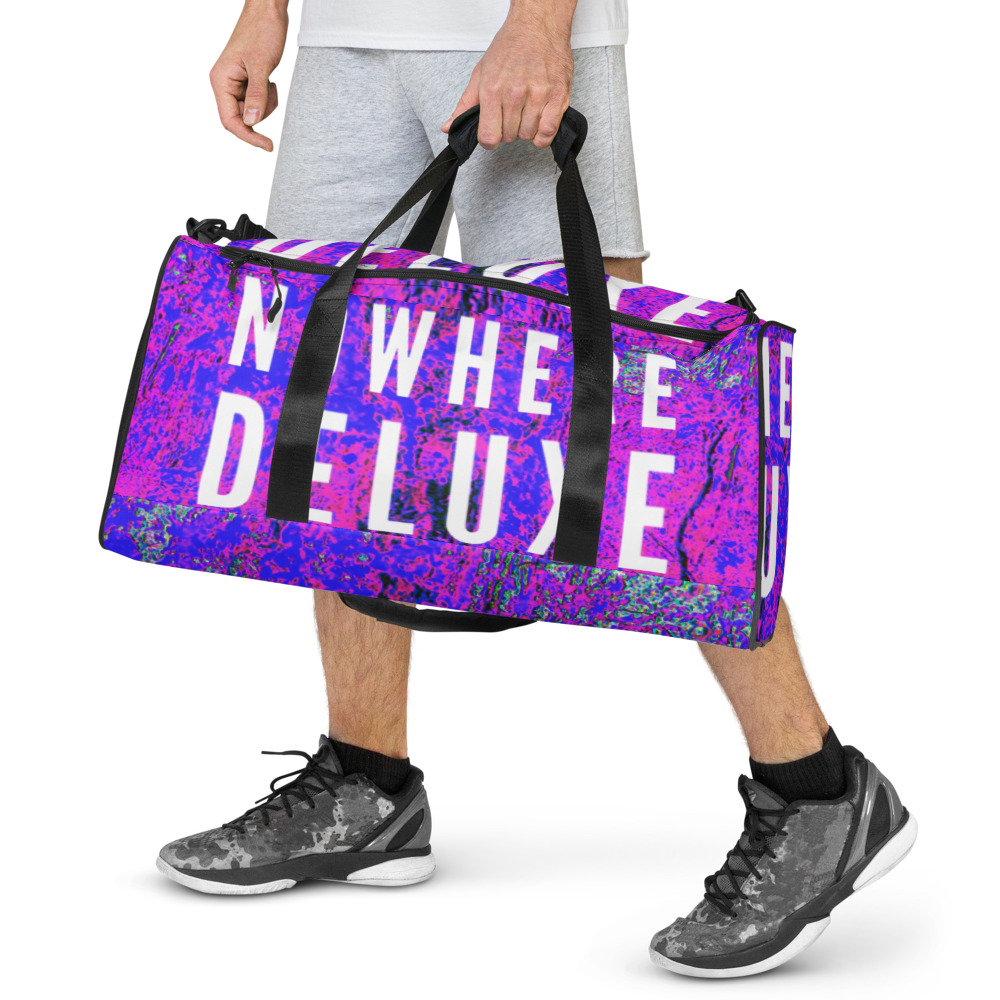 Road Trip Nowhere Deluxe Logo® All-Over Duffle bag - Nowhere Deluxe