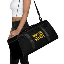 Load image into Gallery viewer, Nowhere Deluxe Gold Logo® Duffle bag - Nowhere Deluxe
