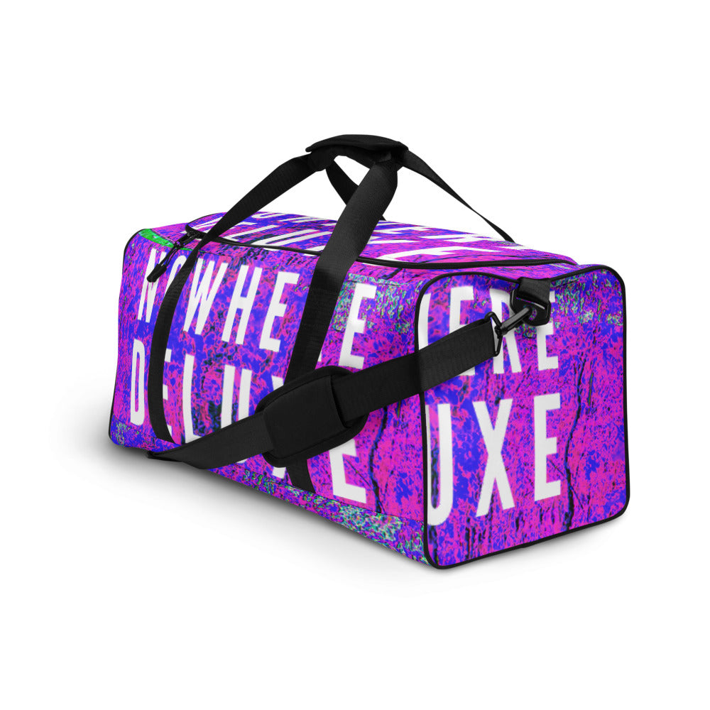 Road Trip Nowhere Deluxe Logo® All-Over Duffle bag - Nowhere Deluxe