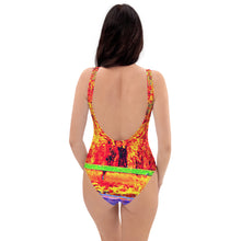 Load image into Gallery viewer, Nowhere Deluxe Road Trip On Fire® One-Piece Swimsuit - Nowhere Deluxe
