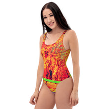 Load image into Gallery viewer, Nowhere Deluxe Road Trip On Fire® One-Piece Swimsuit - Nowhere Deluxe
