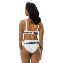 Load image into Gallery viewer, Nowhere Deluxe Logo® Recycled High-Waisted Bikini - Nowhere Deluxe
