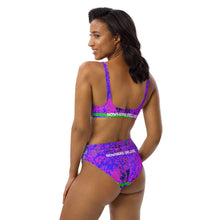 Load image into Gallery viewer, Road Trip Nowhere Deluxe® All-Over Recycled High-Waisted Bikini Set - Nowhere Deluxe
