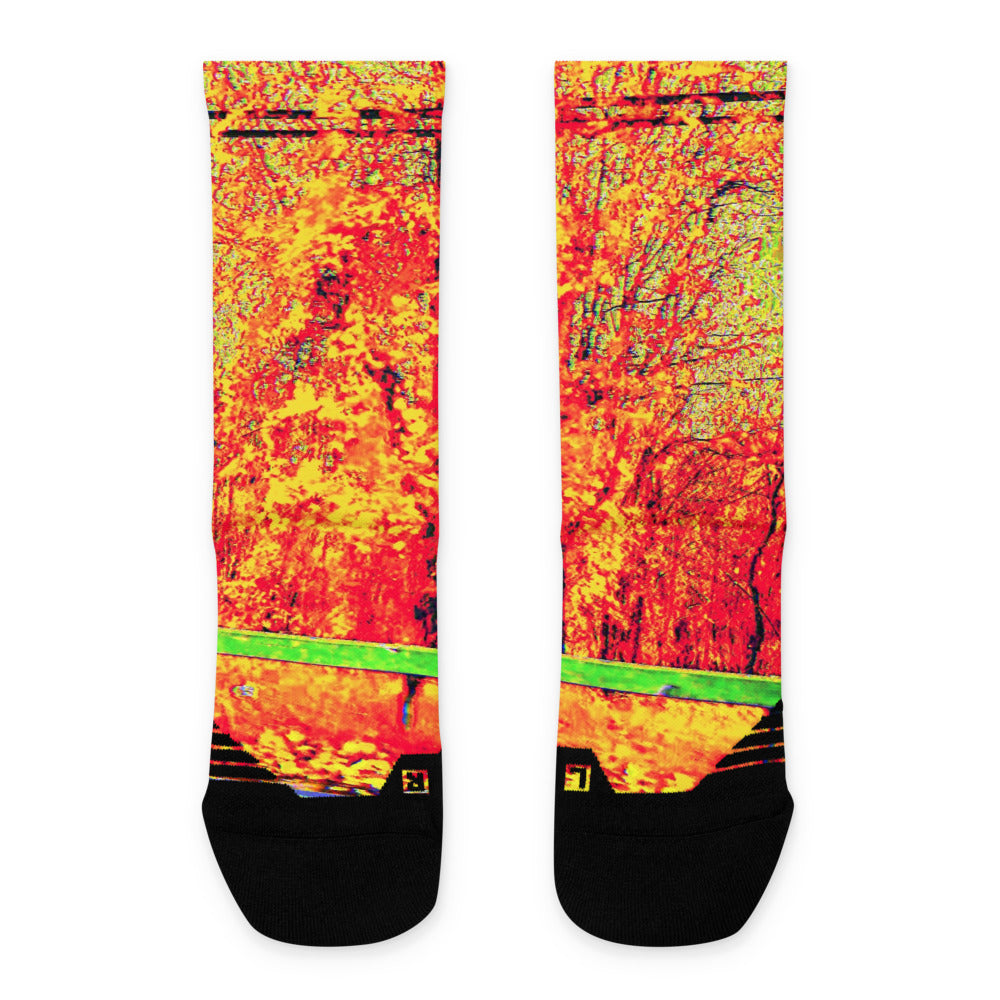 Road Trip On Fire® Basketball Socks - Nowhere Deluxe