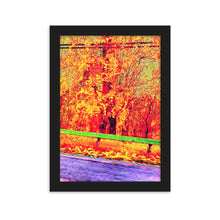 Load image into Gallery viewer, Road Trip On Fire® Framed Paper Poster - Nowhere Deluxe
