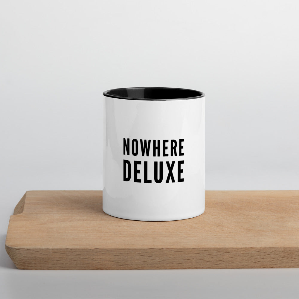 Nowhere Deluxe Logo® Mug with Color Inside - Nowhere Deluxe