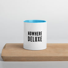 Load image into Gallery viewer, Nowhere Deluxe Logo® Mug with Color Inside - Nowhere Deluxe
