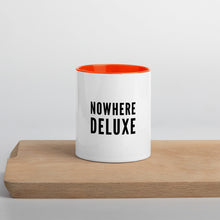 Load image into Gallery viewer, Nowhere Deluxe Logo® Mug with Color Inside - Nowhere Deluxe
