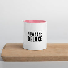 Load image into Gallery viewer, Nowhere Deluxe Logo® Mug with Color Inside - Nowhere Deluxe
