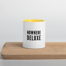 Load image into Gallery viewer, Nowhere Deluxe Logo® Mug with Color Inside - Nowhere Deluxe
