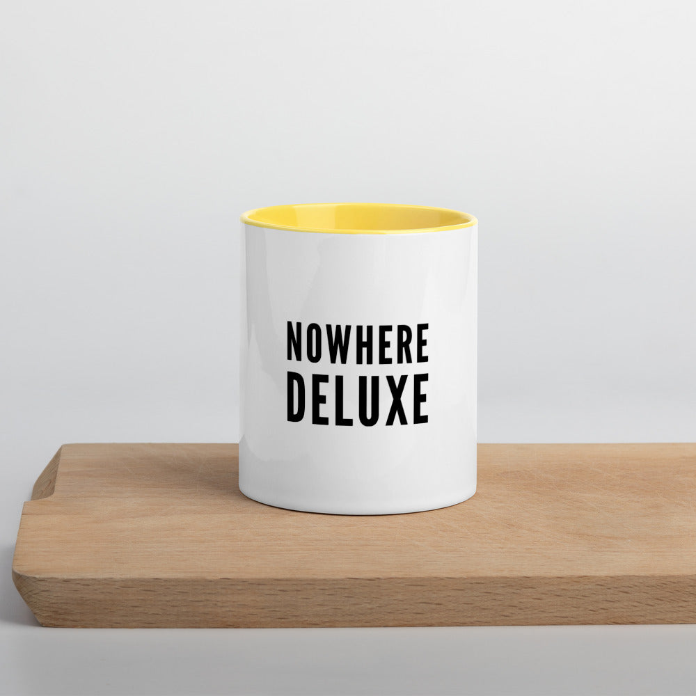 Nowhere Deluxe Logo® Mug with Color Inside - Nowhere Deluxe